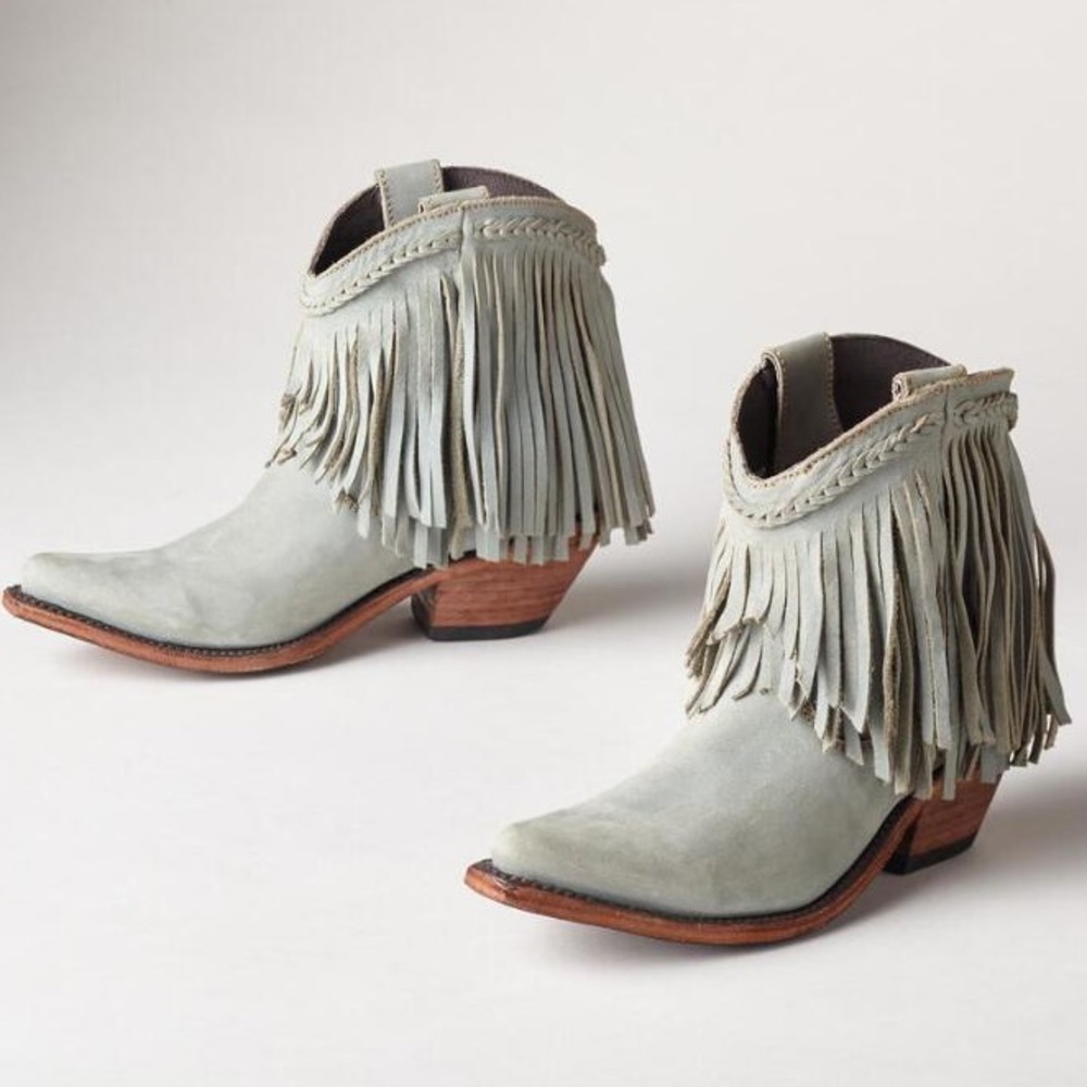 Liberty Black Spirit Of The West Fringe Booties